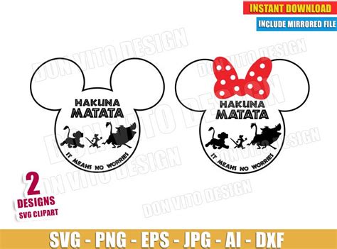 Free Free 338 Lion King Mickey Head Svg SVG PNG EPS DXF File