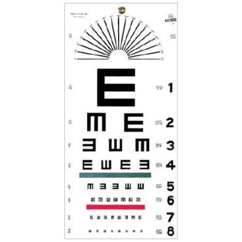 Distance Vision Eye Chart Illiterate E Eye Charts