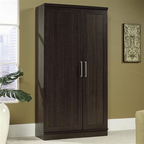 Sauder HomePlus Large Storage Cabinet With Door In Dakota Oak NFM