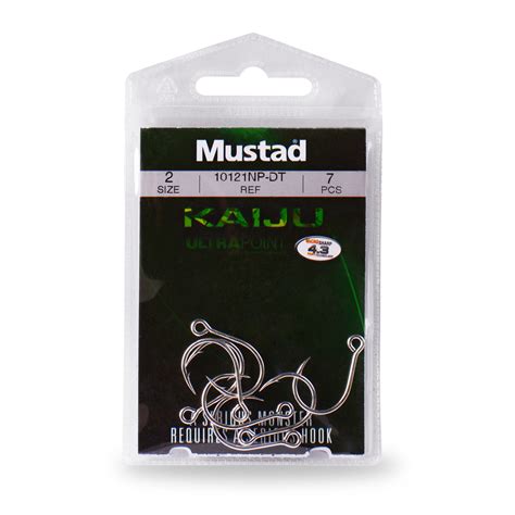 Hameçon Simple Mustad Kaiju In Line Single Hook 10121 Np Taille 2