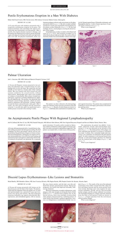Penile Erythematous Eruption In A Man With Diabetes Dermatology Jama Dermatology Jama Network
