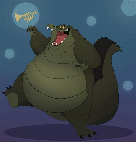 The Big Imageboard Tbib Alligator Alligatorid Anthro Belly Big Belly Brass Instrument