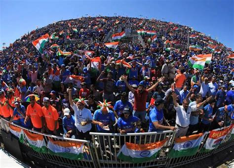 Behind So Many Indian Faces In Stands Priority For Icc Linked Fan