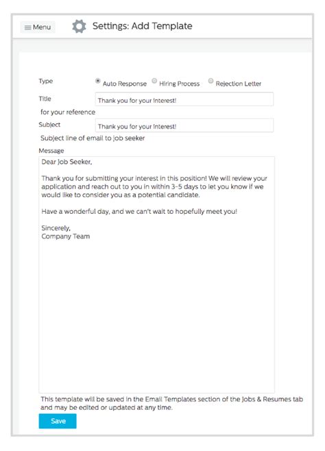 Writing an email for a job application is not far from composing a cover letter, the only difference is the absence of paper and made easier to send. How to Set Up Auto-Response Email Templates