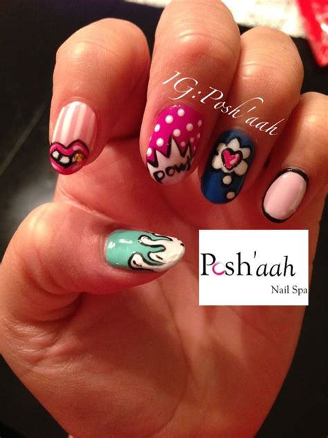 Pop Nail Art By Nikki Poshaah Nail Spa Igposhaah Nails Nails