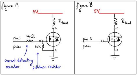 Series Resistor To Gate Mosfet Needed General Electronics Arduino