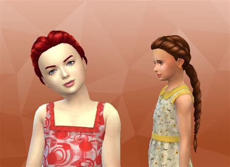 My Sims 4 Blog Sunshine Braid Hair For Girls By Kiara24