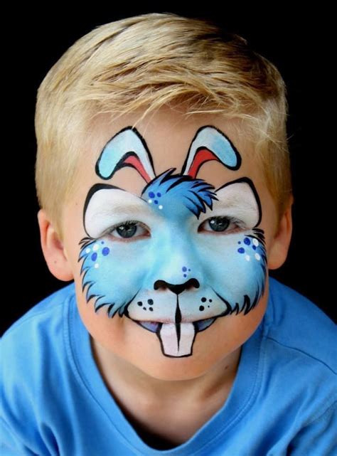 Such a cute bunny face! Great use of color here for a boy too. #