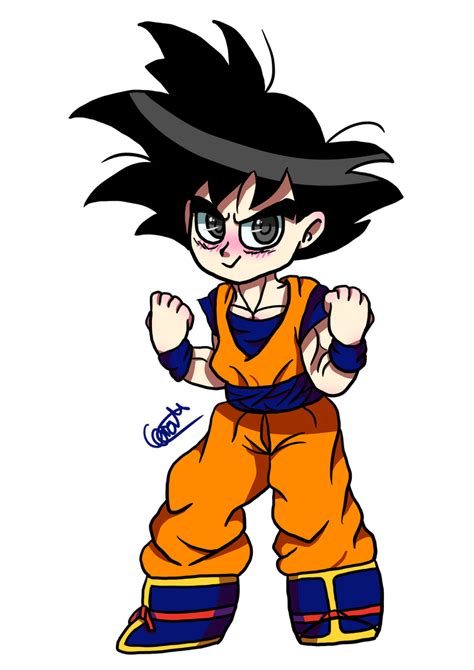 Chibi Goku By Coramagics On Deviantart