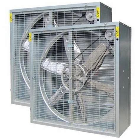 Silver Colour Electricity Heavy Duty Exhaust Fans For Industrial At