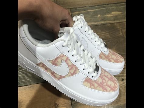 Pink dior air force 1s. Custom Authentic Dior Af1 | THE CUSTOM MOVEMENT