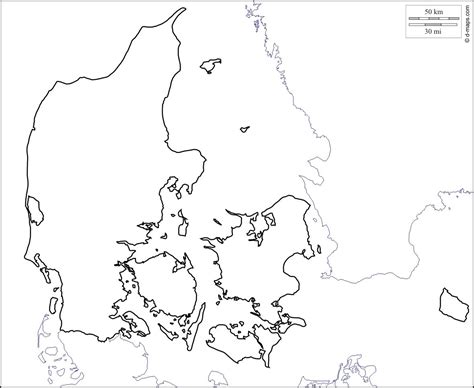 Programa de geografía, juego, jugar, gratuito, quiz, mapas, juego de mapas. Dinamarca mapa contorno - Mapa de dinamarca contorno ...