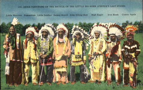 Sioux Survivors Of The Battle Of The Little Big Horn Native Americana