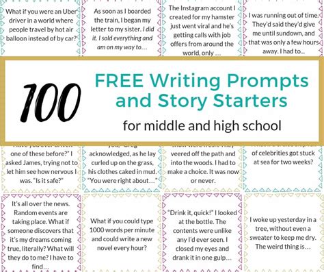 😊 Writing Prompts For High School Creative Writing High School Writing