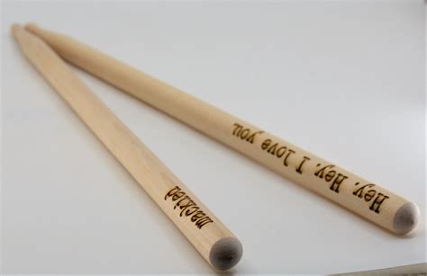 Custom Engraved Drum Sticks Memories Made Custom