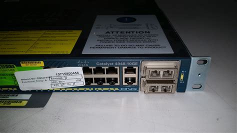 Cisco Catalyst 4948 10ge Ws C4948 10ge 48 Ports Rack Mountable Switch