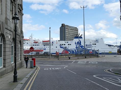 Northlink Ferry Aberdeen Harbour © Stephen Craven Cc By Sa20