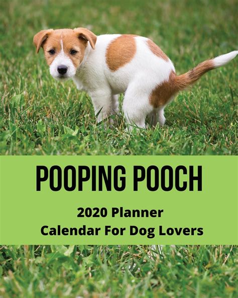 Pooping Pooch 2020 Planner Calendar For Dog Lovers Daily Weekly