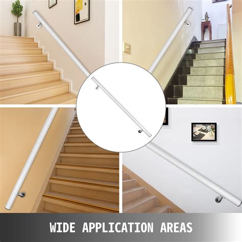 Vevor Vevor Stair Handrail 3ft Length Stair Rail Aluminum Handrails For