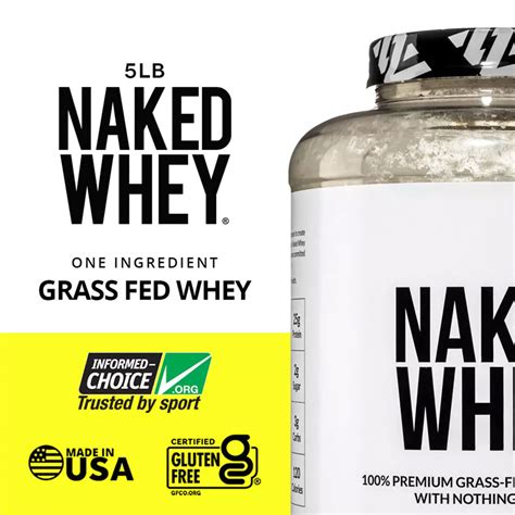 Naked Nutrition Naked Whey Non Denatured Grass Feed Whey Musclesports Net