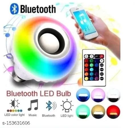 Led Rgb Bluetooth Speaker Bulb Wireless Music Playing Light Lamp With