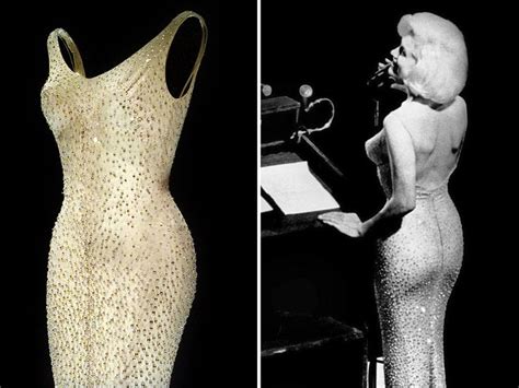 the dress worn by marilyn monroe when she sang “happy birthday mr president” to us president