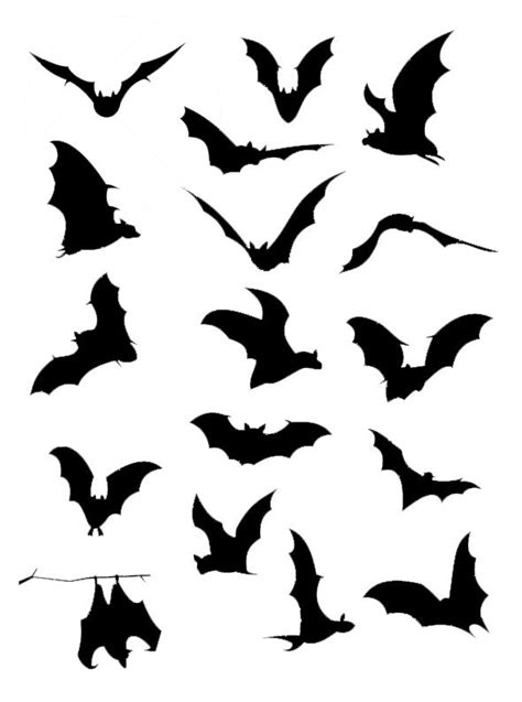 Pin By Sexxi Dee On Halloween Bat Silhouette Halloween Silhouettes