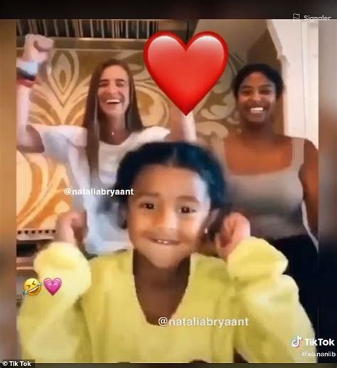 Vanessa Bryants Daughter Bianka Three Interrupts Her Sister Natalia