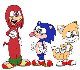 Animaniacs Knuckles Sonic And Tails By Funtimeamber On Deviantart