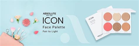 Absolute New York Icon Face Palettes Fair To Light Mfpf01 15gm