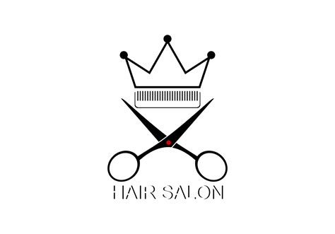 Scissor Hair Salon Logo Vector Gráfico Por Deemka Studio · Creative