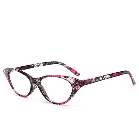 Hindfield Fashion Cat Eye Reading Glasses For Women Hd Resin Lens Presbyopic Glasses 1 0 1 5 2