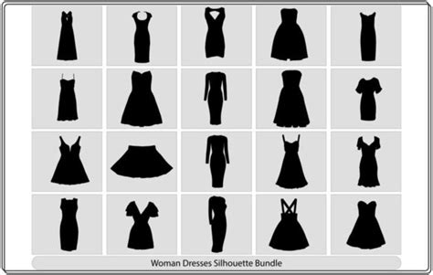 Dress Silhouette Vector