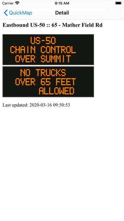Caltrans Quickmap By California Department Of Transportation