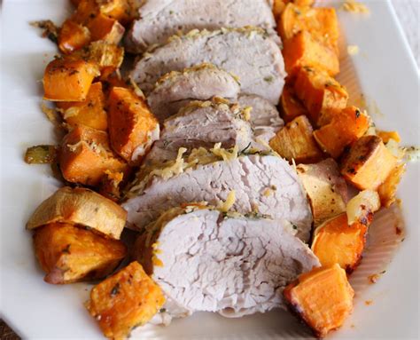 Whether you cook in goose fat, beef dripping or oil, they'll make your roast dinner. Italian Pork Roast with Sweet Potatoes | Six Sisters' Stuff