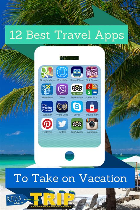 12 Best Trip Planning Apps To Take On Vacation Best Travel Apps Kids