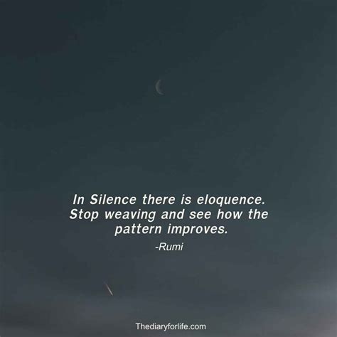 25 Most Beautiful Rumi Quotes On Silence Thediaryforlife
