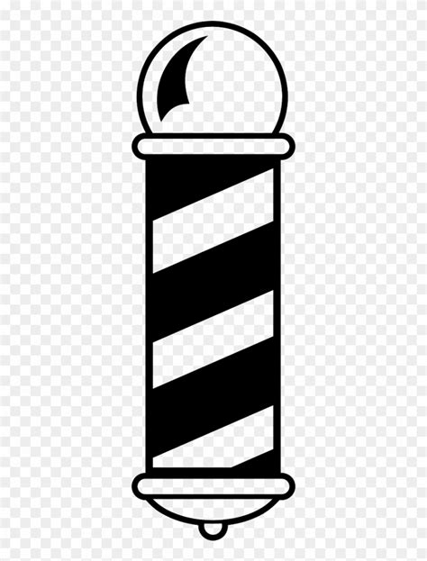 CRMla: Black And White Barber Pole Clipart