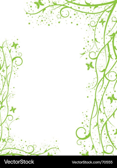 Green Border Royalty Free Vector Image Vectorstock