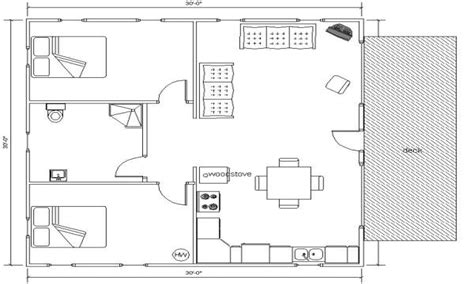 Have you seen the rear covered patio? 30X30 House Floor Plans 30 X 50 Ranch House Plans, 30x30 ...