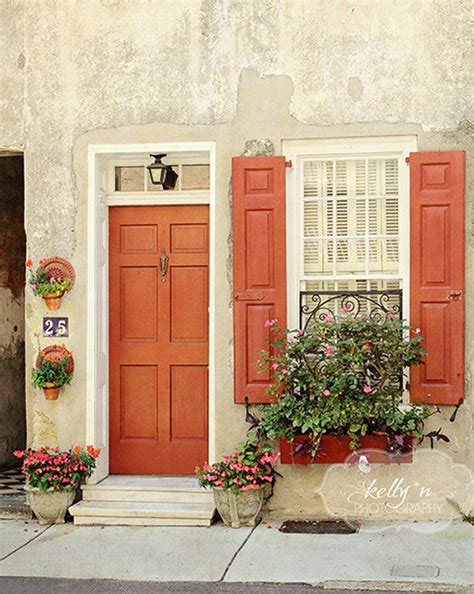 It would be perfectly reasonable to expect that your new blue paint would look just fine with white, but the green undertone in there makes it a terrible match for the. Door/Window Photography Charleston SC Photo Burnt Orange ...