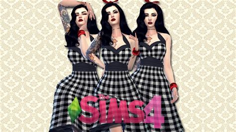 The Sims 4 Create A Sim Pin Up Girl Youtube