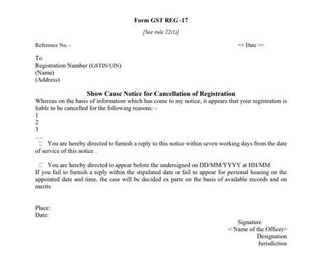 An order to show cause is a type of court order that requires one or more of the parties to a case to justify, explain, or prove something to the court. Show Cause Notice for Suo Moto Cancellation of GST ...