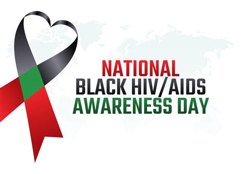 Vector Graphic Of National Black Hivaids Awareness Day Good For