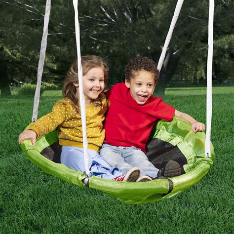 Xdp Recreation 76667 Surf N Swing Outdoor Backyard Playground Swing Set