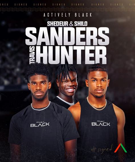 Shedeur Sanders Travis Hunter And Shilo Sanders Sign Nil With