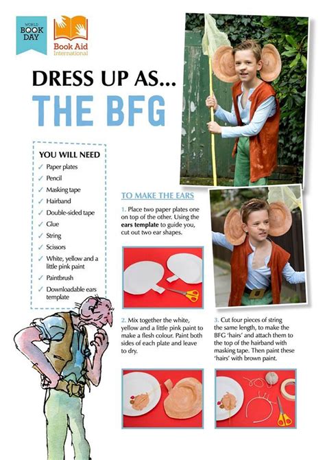 How To Dress Like The Bfg Roald Dahl Costumes Book Costumes World