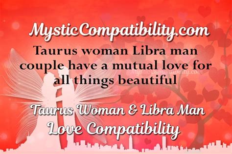 Taurus Woman Libra Man Compatibility Mystic Compatibility