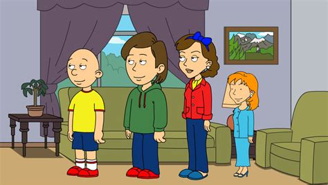 Caillou Gets Grounded Characters By Erikwheeleryt On Deviantart