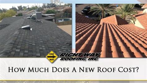 How Much Does A New Roof Cost Right Way Roofing Inc